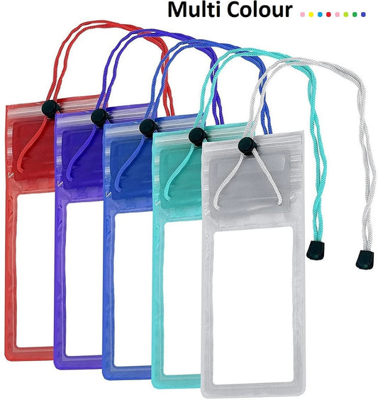 10593 Waterproof Sealed Mobile Pouch PVC Transparent Rain Protection Mobile Cover Pouch Case,