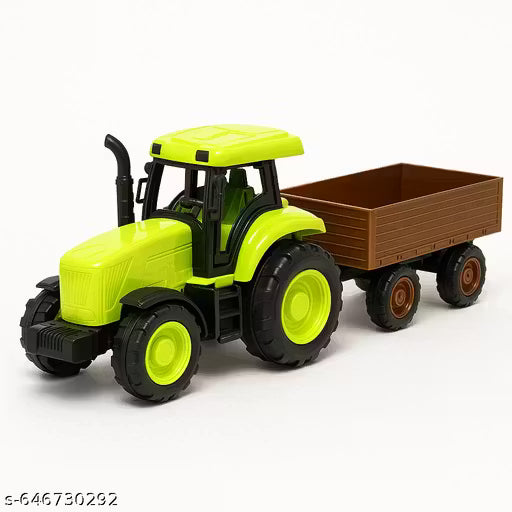 MD685 Toys Friction Powered Trolley Farm Tractor Toy for Kids & Toddlers/Boys & Girls {Multicolor}