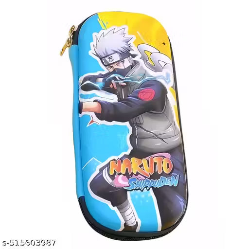20193  3D Naruto pencil pouch Embossed Pouch {Random Drsign}