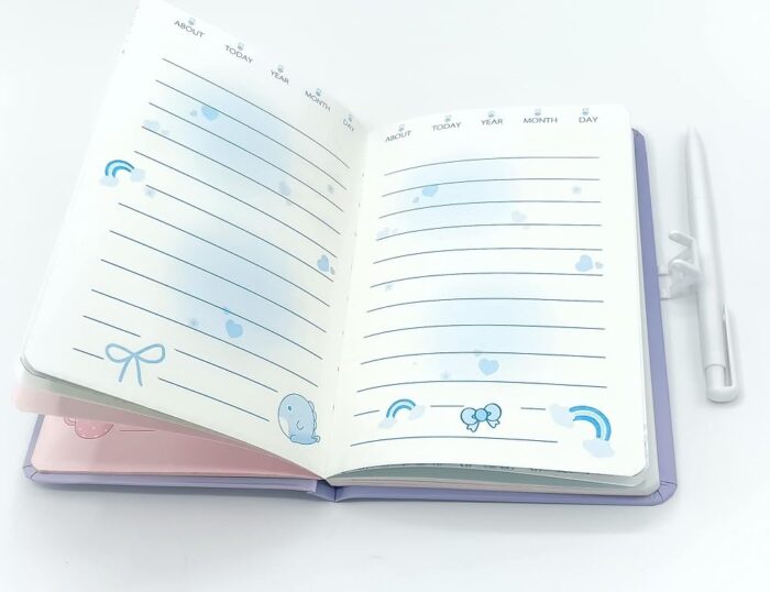 10095 Space Astronaut Printed Secret Password Lock Diary for Kids - Image 4