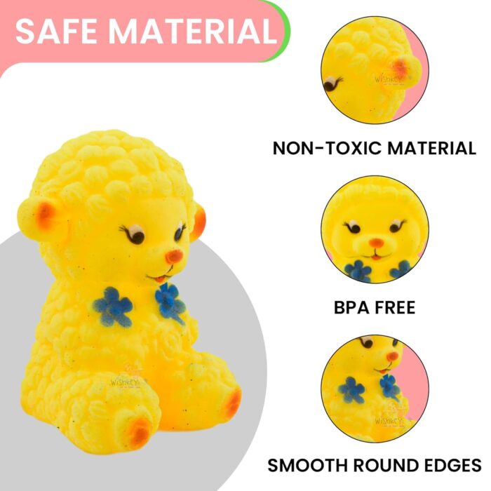 10100 Cute Sheep Bath Toys Set for Babies, Squeaky Bath Toys - Image 6