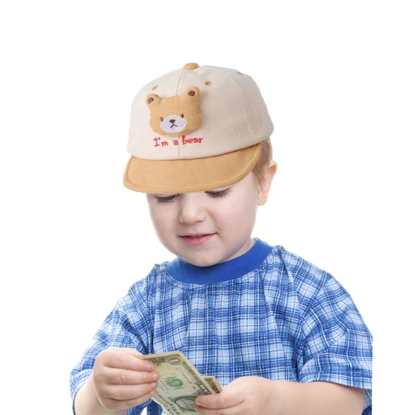 10420 Cute Bear Ear Cotton Hat For kids