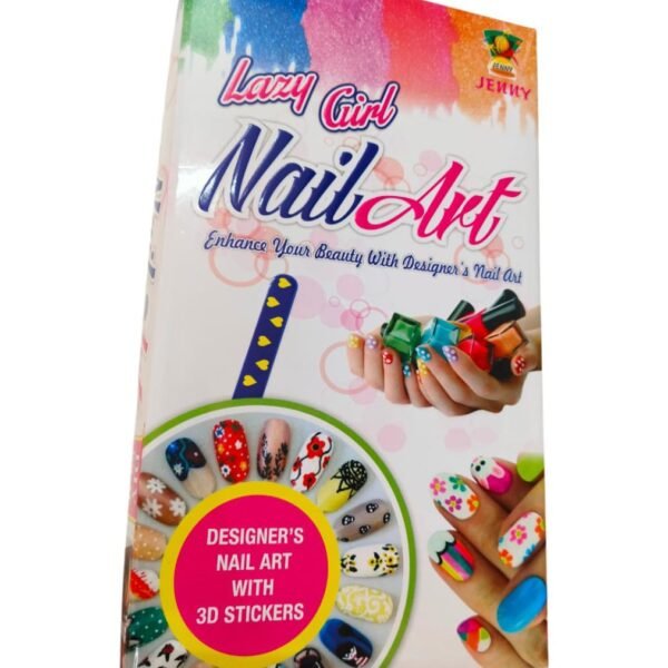 0078 Designer s Nail Art with Stamping & 3D Stickers