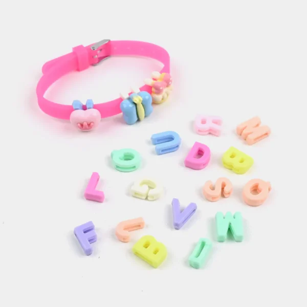 3772 {29 Alphabets} Bracelet with Letter Charms  Creative Band for Kids