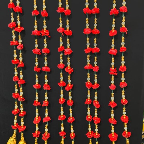 10863 {Pack of 2} Door Hanging latkan toran for Main Door Multi Colour for Diwali Decoration 3 Feet