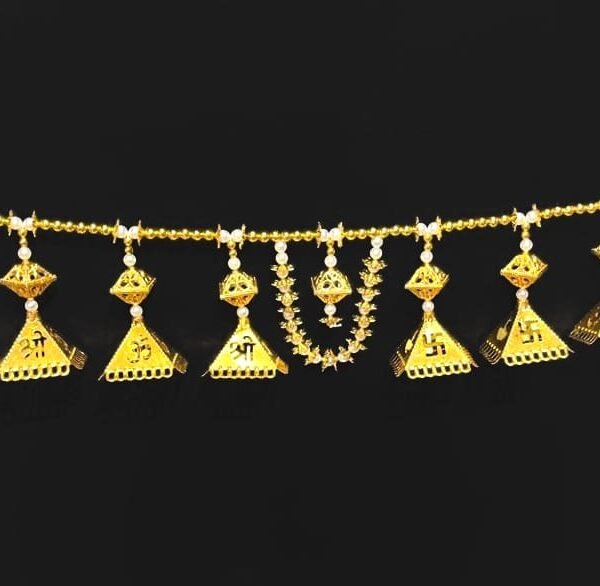 RT-27 Door Hanging Moti Swastik Latkan Style Bandarwal Toran Diwali New Year Wedding Festival Home Decor Pooja