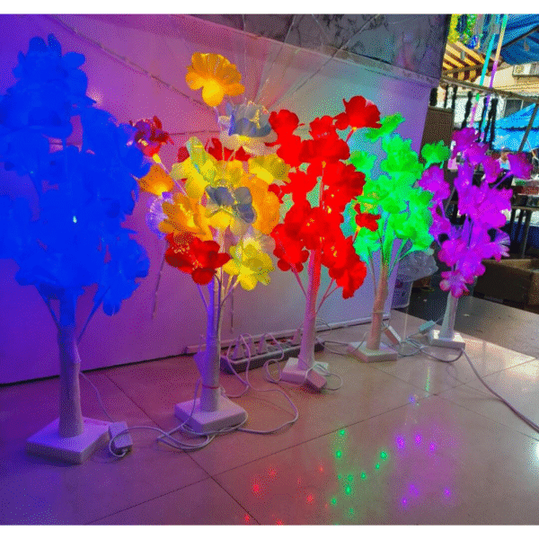 KT-L-149 Flowers Light Decorations - 1pcs Flower Garden Lights with Stakes - Outdoor Lights {Random Colour}