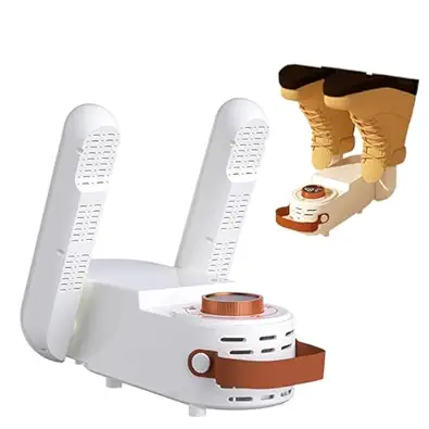 10841 Dryer for Shoes, Work Boots, Shoe Dryer with Heat Blowe Glove Dryer & Boot Warmer, White, all size