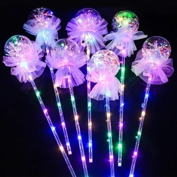 10844 Colourful LED Glowing Stick, Flashing Light LED Magic Wand Expandable LED Sword, Birthday Decore Item for Kids Boys and Girls