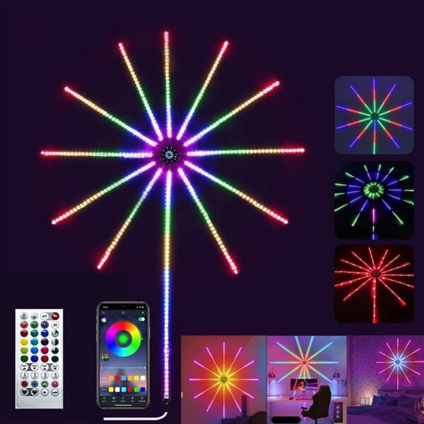 NC-A012 LED Strip Light 5V-USB Bluetooth Voice Control and Remote Control IP20 Non-Waterproof for Indoor Outdoor Decoration Wedding Party Home Diwali Decor Multicolour