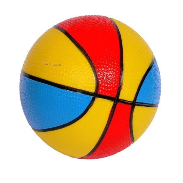 10874 Basketball for Kids – Extra Grip Silicon Rubber Beach Ball Sports Outdoor Game – Inflatable Ball for Kids B1oys {Random Colour}