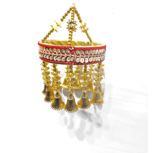 RJ-3 Handmade Attractive Jhoomar Design Made with Fabrics and Stones for House Decoration, Gift, Jhoomar for Diwali