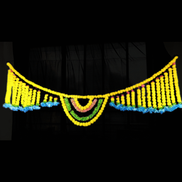 11085 Toran For Main Door Latest Home Decoration Entrance Hanging Handmade Bandarwal Gift Item {10. Feet}