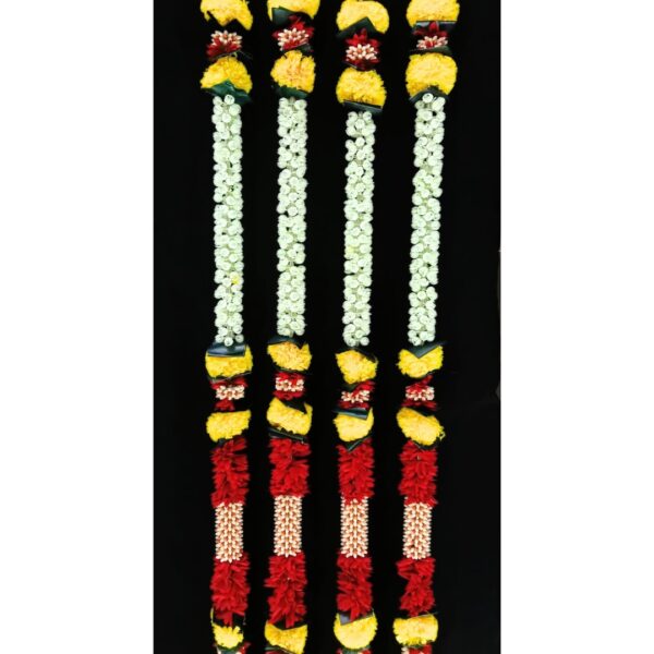 10946 {6PCS} Artifical Flowers Garland for Decoration Home and Office Decoration Flowers, Diwali Decoration Garlands Festival Party Decoration Flowers Home Door Decoration Size -5 Feet*