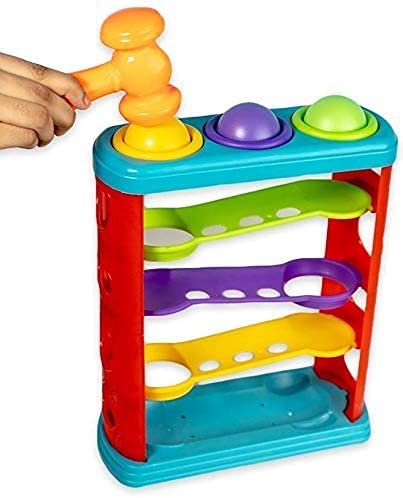 HE0306 Ball Pounding Game Set for Baby Kids and Toddlers for Early Development, Multi Color