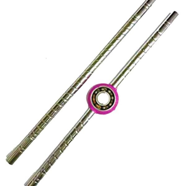 10914 Steel Bearing Dandiya Sticks  for Garba Dance for Navratri Celebration, Small Size -14 Inches {1 Pair}