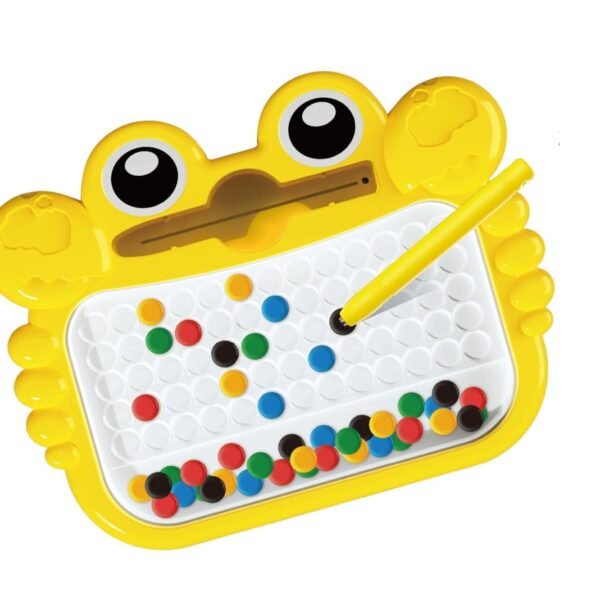 10993 Magnetics Beads Board Game for Kid – MagPad, Educational Learning Toys for Kids, Magnetic Dot Art Game, Magnetic Drawing Board, Magnetic Suction Drawing Pad for Kids (Crab)