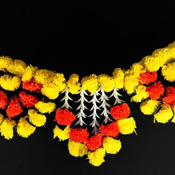10957 Artificial FlowerToran for Door Garlands Hanging Entrance Home Decoration Bandarwal Traditional Diwali  {3 Feet}