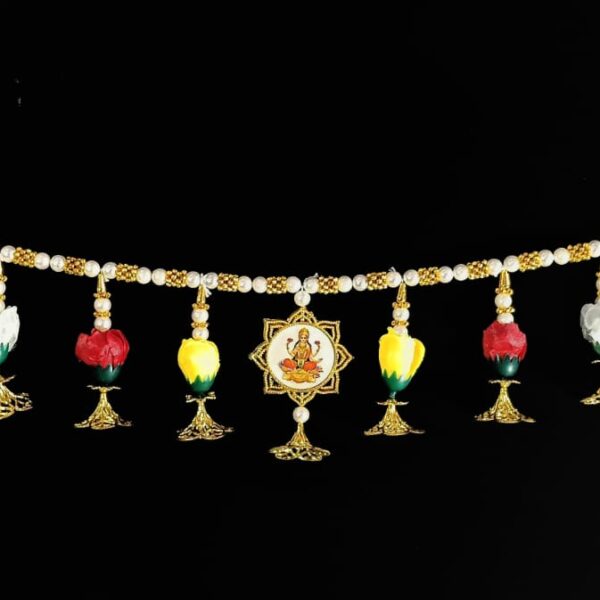 RT-119 Traditional Designer Door Hanging Toran Bandhanwar for Diwali Decoration Home Décor Festive Decoration {3 feet}