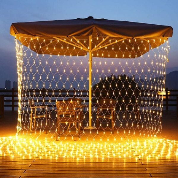 YG-43 LED Net Mesh String Lights, 9.8Ft X 6.6Ft, 192 LEDs, 8 Modes Diwali Decor with Diwali Lights for Home Decoration! LED Diwali Light, LED Lights for Home Decoration
