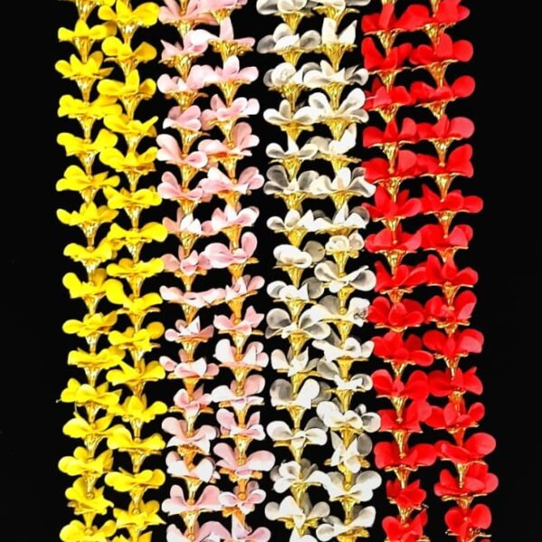 11098 {10 Pcs} Artificial Flower Door Hangings,Realistic Floral Latkan for Wall Decoration,|Garlands for Home Decoration,mandir Decoration, ganpati ,Diwali Decorations Multicolour's 3 feet
