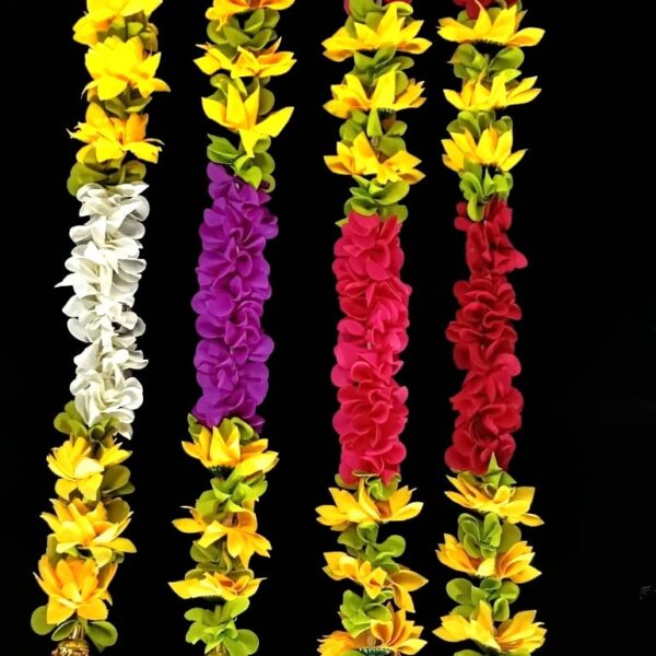 10938 {12PSC} Artificial Ladi Garland Flower Wall Hanging Home Door Decoration Multicolour Size - 3 Feet*