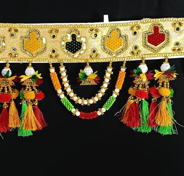 RT-86 Torans for Main Door Bandhanwar for Entrance Door Wall Hanging Bandarwal for Festive Home - Diwali Decoration - Diwali Decoration Item for Home Decor {3 feet}