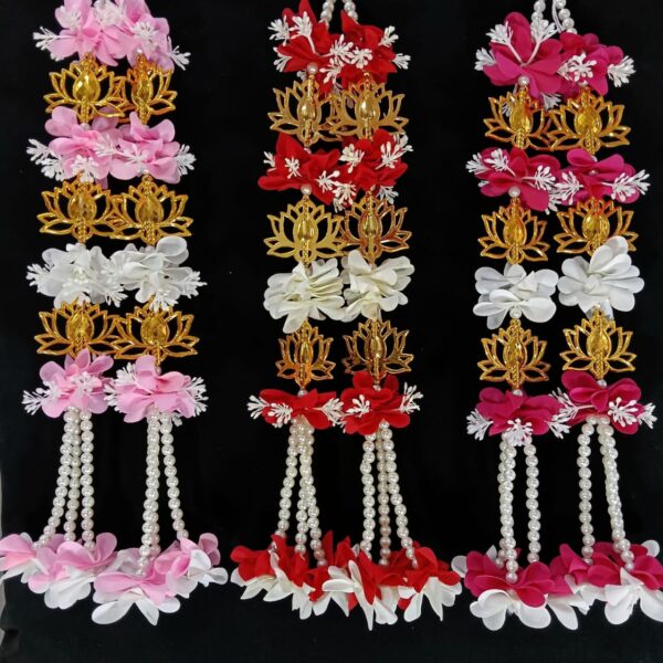 11074 {10 Pcs} Artificial Foam Flower Toran Home/Office Garland for Decoration Festival Navratri, Diwali, Marriages {1.5 Feet}