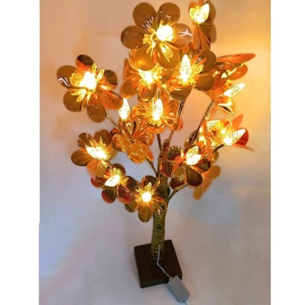 10996 Lighted Maple Bonsai Tree - 20'' Artificial Fairy Spirit Tree Lamp With 24 LED Leaves - Battery Switch for Kids Room, Bedroom, Party, Wedding and Christmas
