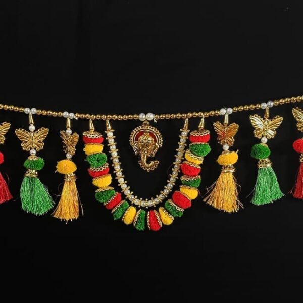 RT-32 Toran for Main Door Decoration – 3 Feet | Handcrafted Festive Bandhanwar | Wall Hanging Ideal for Pooja, Housewarming, Festival, Wedding and Home Décor