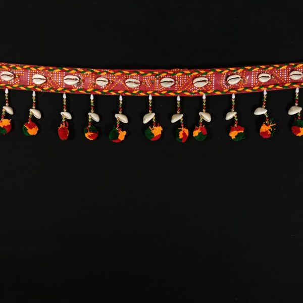11110 Traditional Toran Bandarwal Door Hanging Main Door Wall Hanging Fancy Toran Diwali Puja Pooja Mandir Decoration Items {3 Feet}