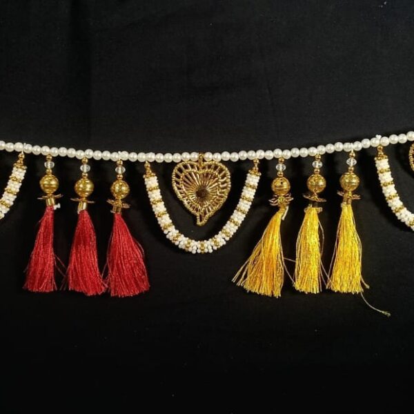 RT-25 Toran for Main Door Decoration – 3 Feet | Handcrafted Festive Bandhanwar | Wall Hanging Ideal for Pooja, Housewarming, Festival, Wedding and Home Décor