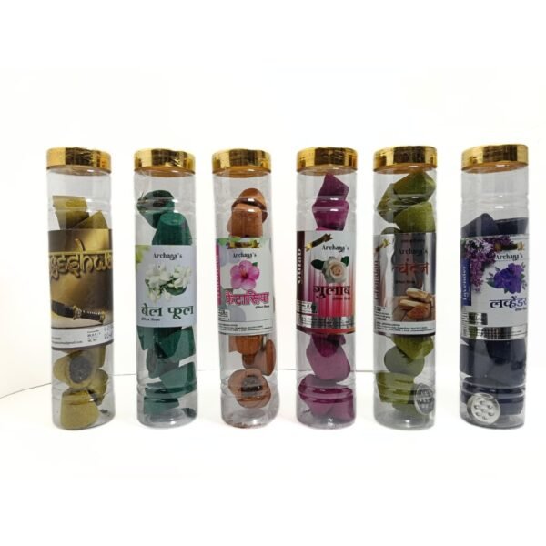 10888 Multi Fragrance Mini Sambrani Dhoop Cup for Pooja Hawan 12 Cups in 1 Pack