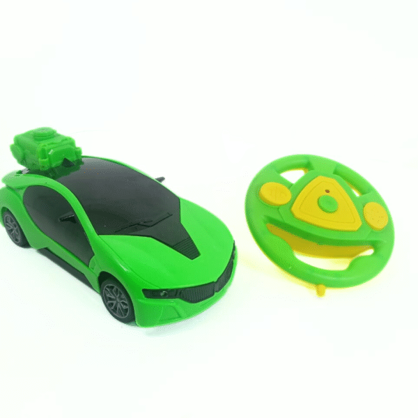 ITW 8328-CH 3D Smoke Spray RC Car – High-Speed Remote Control Car with Smoke & App Control LED Lights, Type C Rechargeable RC Toy for Kids & Adults (Random Colour)