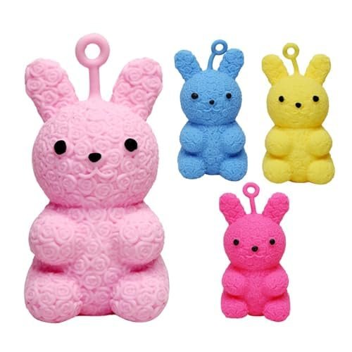 11139 Bunny Night Light for Kids, Cute  for Nursery Cute Toy ,Kawaii Squishy Silicone Bunny Touch Lights