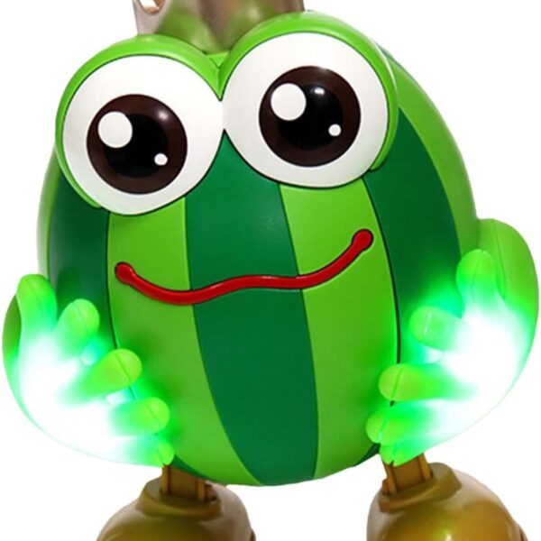 ITW-R17  Toys Electric Dancing Watermelon | Dancing with Sound and Light Watermelon Toys for Kids, Fun Interactive Dancing Fruit Toys