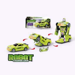 2042A Toy Deform Robot Car for Kids, Go Action 2 in 1 Robot Car with LED Lights Random color's