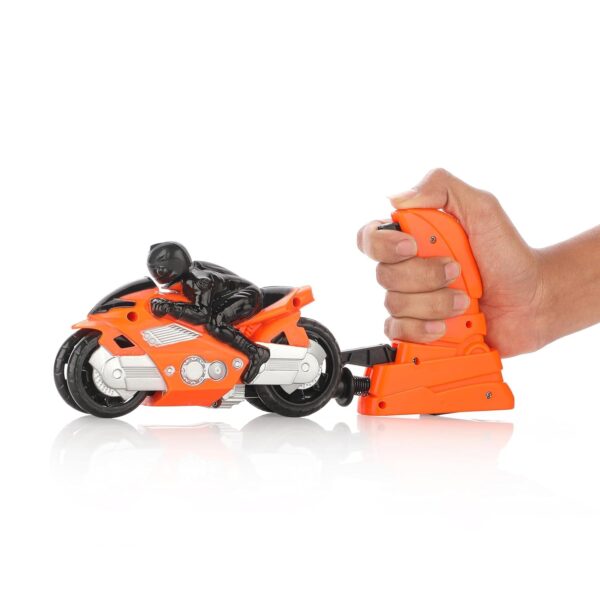 11253 Speed Bike with Launcher |  Durable Indoor Outdoor Action Playset | High-Speed Racing Challenge |