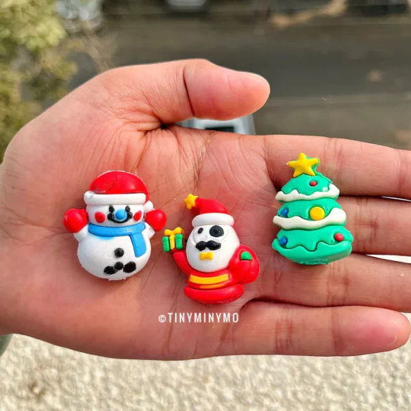 3500 Mini Christmas Eraser {1 Box 3 Pcs }