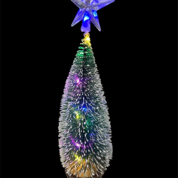 11283 Tabletop Christmas Tree 20cm Decoration with Battery Powered LED String Light