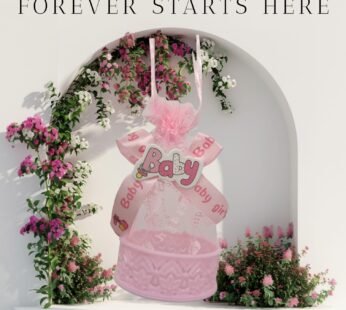 20048 Round Shapes Baby Shower Candy Bags Candy  Wedding Favors Bags Pink Colour