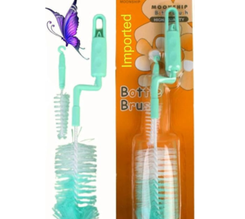 373 – 2-in-1 Bottle and Nipple Brush (Multicolor)