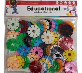 0502 Crafts Snowflakes Blocks, Stem Blocks, Educational Construction Snowflakes Blocks for Kids Colorful Snowflakes Building Blocks Toys