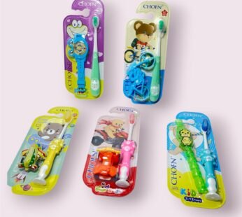 588 Cute Toothbrush with mini Toy | Soft Bristles Toothbrush For 3-6 Years Old Children