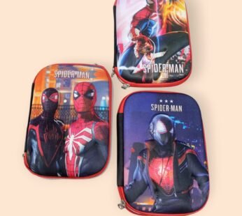 11346 3D Spider man Pen Pencil Case with Large Compartment for Kids