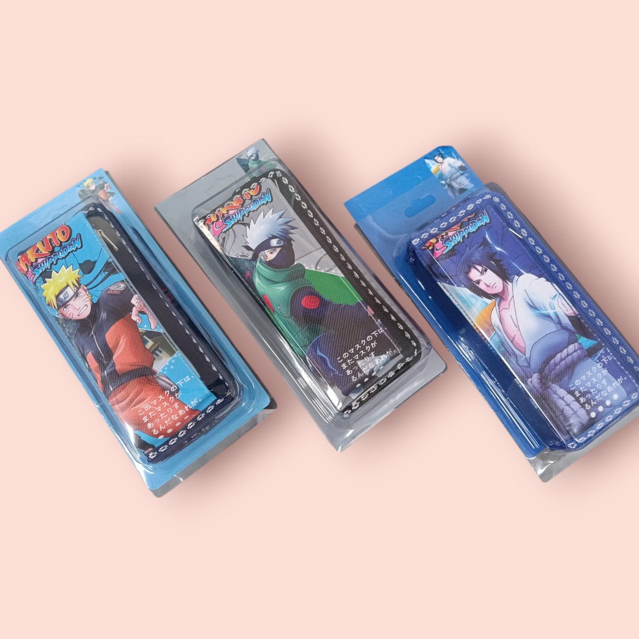 188985 Naruto Pencil Password Lock Pouch with 2 Compartments {Random Design} - Image 5