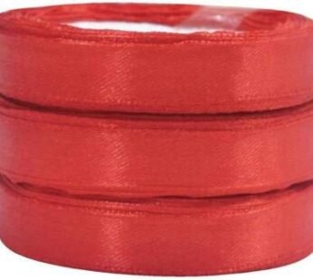 10017 ( 10 pcs ) 1/2  inch Red Satten Ribbon