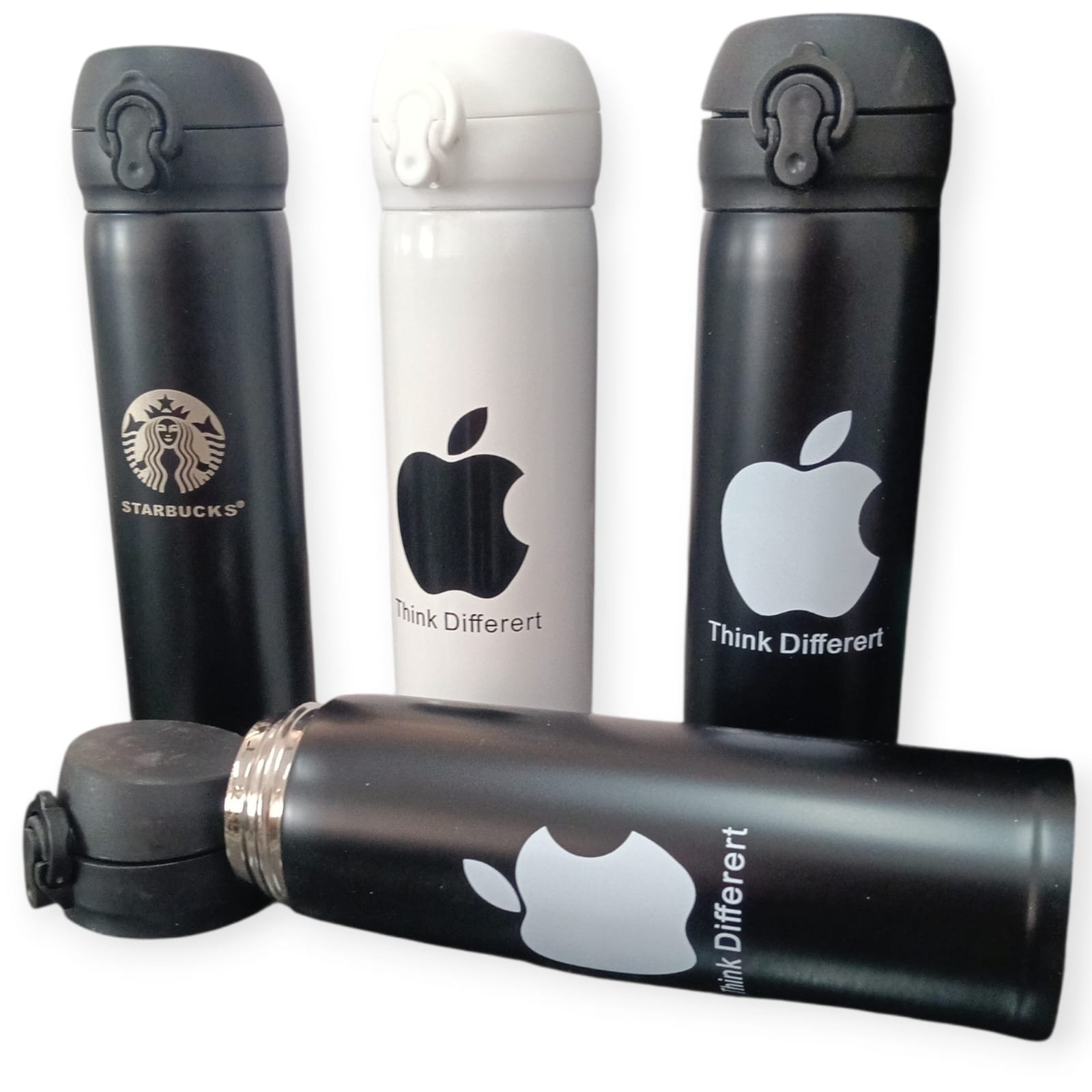 20058 Apple Steeliness Steel Vacuum Flask Bottle 500ml - Image 2