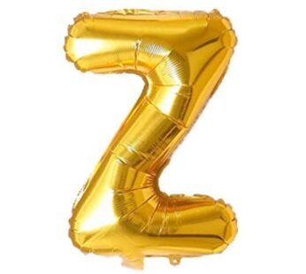 9037 (10 pcs) Z Gold Letter Foil Balloon