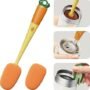 10794  3 in 1 Multifunctional Cleaning Brush, Soft Sponge Cup Cleaning Brush with Long Handle, Multipurpose Bottle Cleaner